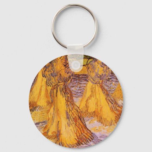 Porte-clés Les gerbes de blé par Vincent van Gogh (Recto)