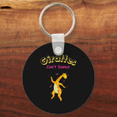 Porte-clés Les girafes ne peuvent pas danser drôle pour les h (Recto)