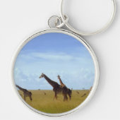 Porte-clés Les Giraffes du Parc National de Nairobi (Devant)