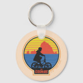 Porte-clés Les Goonies Retro Mikey équitation Vélo Graphique (Recto)