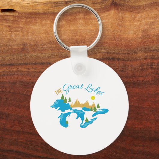 Porte-clés Les Grands Lacs (Recto)
