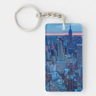 Porte-clés Les gratte-ciel de Manhattan sont allumés