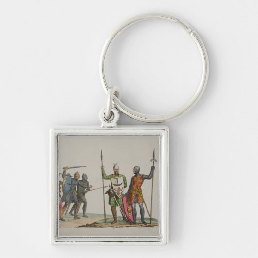 Porte-clés Les guerriers anglo-saxons, plaquent 14 'de (Devant)