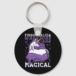 Porte-clés Les Guerriers Fibromyalgia Sont Magiques Unicorne