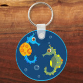 Porte-clés Les hippocampes (Recto)