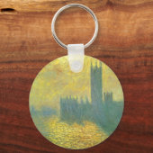 Porte-clés Les Houses de Parlement, ciel orageux de Claude Mo (Recto)