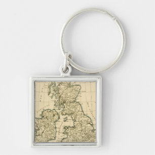 Porte-clés Les îles britanniques