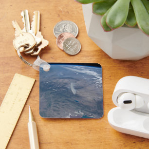 Porte-clés Les Incendies Sauvages Dans L'Ouest Et Le Sud-Oues