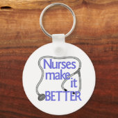 Porte-clés Les Infirmières En Font Un Meilleur (Recto)