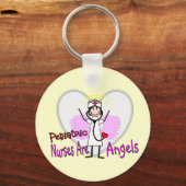 Porte-clés Les infirmières pédiatriques sont des anges (Recto)
