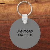 PORTE-CLÉS LES JANITORS ONT DE L'IMPORTANCE ! (Recto)