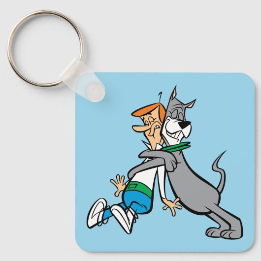 Porte-clés Les Jetsons | George & Astro Hug (Recto)