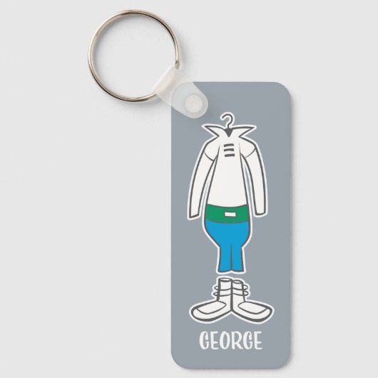 Porte-clés Les Jetsons | Le costume de George (Recto)