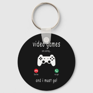 Porte-clés Les Jeux Vidéo Appelent Et Je Dois Y Aller - Gami