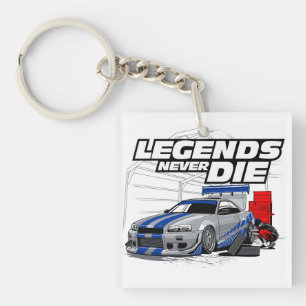 PORTE-CLÉS LES LÉGENDAIRES SKYLINE NE MEURENT JAMAIS !