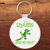 Porte-clés Les Lizards Me Rendent Heureux (Recto)