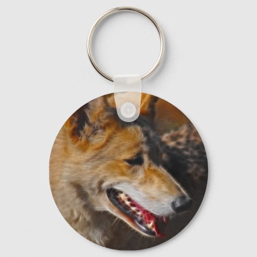 Porte-clés Les loups sont nous. (Recto)