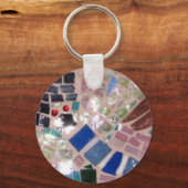 Porte-clés Les lucioles de mosaïque (Recto)