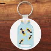 Porte-clés Les lucioles En Jar (Recto)