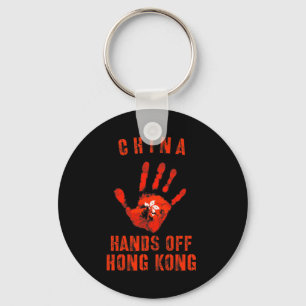 Porte-clés Les Mains De Hong Kong Chine Manifestation Résiste