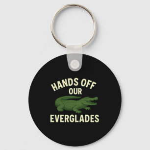 Porte-clés Les Mains De Nos Everglades Sauvons Les Glades All