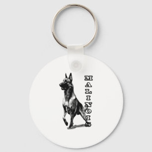 Porte-clés Les Malinois belges sont les meilleurs