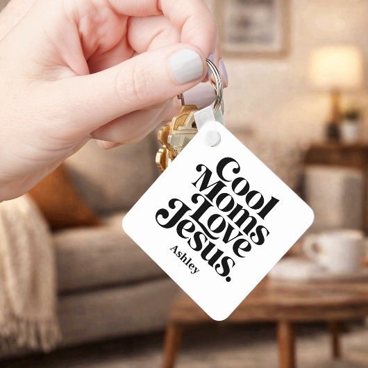 Porte-clés Les mamans cool aiment Jésus