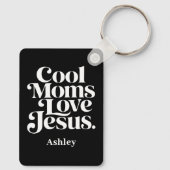 Porte-clés Les mamans cool aiment Jésus (Verso)