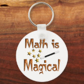 Porte-clés Les mathématiques sont magiques (Recto)