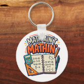 Porte-clés Les maths, c'est pas les maths (Recto)
