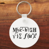 Porte-clés Les maths sont amusantes ! (Recto)