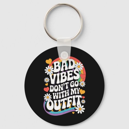 Porte-clés Les mauvaises vidéos ne vont pas avec ma tenue Ret (Recto)