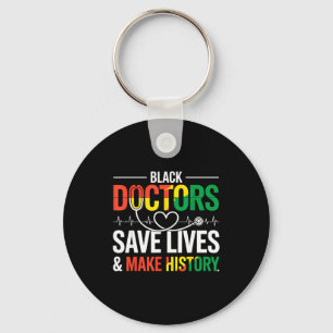 Porte-clés Les médecins noirs sauvent des vies Mois de l'hist