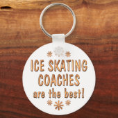 Porte-clés Les meilleurs entraîneurs de patinage sur glace (Recto)