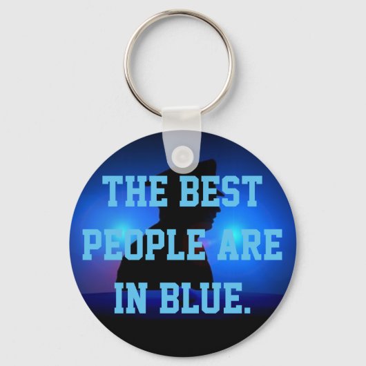 Porte-clés Les meilleurs sont en bleu (Recto)