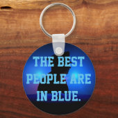 Porte-clés Les meilleurs sont en bleu (Recto)