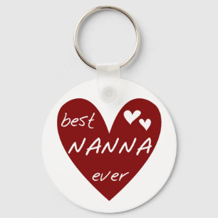Porte-clés Les meilleurs T-shirts et cadeaux de Nanna de