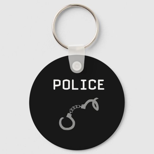Porte-clés Les menottes de police (Recto)