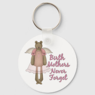 Porte-clés Les mères de naissance n'oublient jamais Teddy Bea