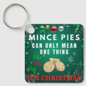 Porte-clés Les Mince Pies Ne Peuvent Signifier Qu'Une Seule C (Recto)