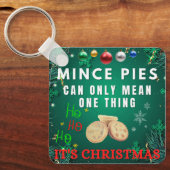 Porte-clés Les Mince Pies Ne Peuvent Signifier Qu'Une Seule C (Recto)