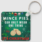 Porte-clés Les Mince Pies Ne Peuvent Signifier Qu'Une Seule C (Dos)