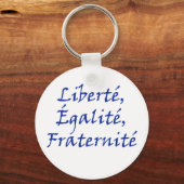 Porte-clés Les Misérables Love : Liberté, Égalité, Fraternité (Recto)