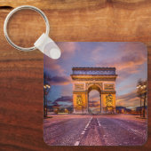 Porte-clés Les monuments | Arc de Triomphe, Paris France (Recto)