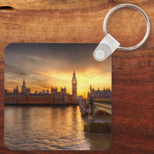 Porte-clés Les monuments | Big Ben & Chambres du Parlement (Verso)