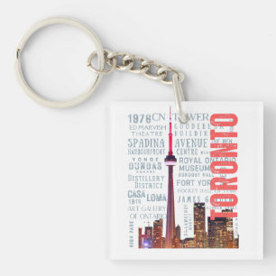 Porte-clés Les monuments emblématiques de Toronto