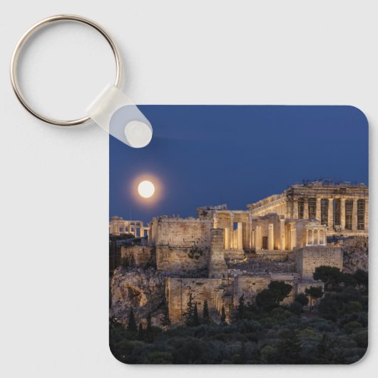 Porte-clés Les monuments | Parthénon Athènes, Grèce (Recto)