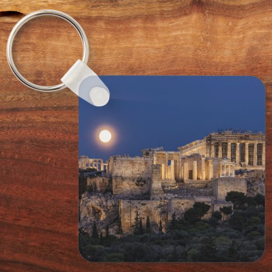 Porte-clés Les monuments | Parthénon Athènes, Grèce (Recto)