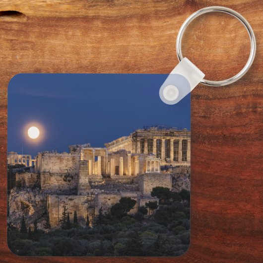 Porte-clés Les monuments | Parthénon Athènes, Grèce (Verso)