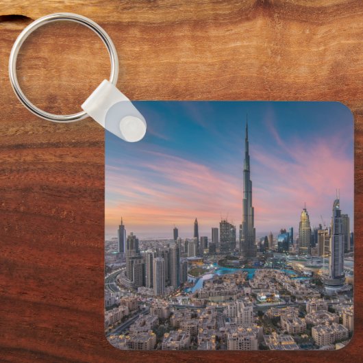 Porte-clés Les monuments | Ville de Dubaï (Recto)